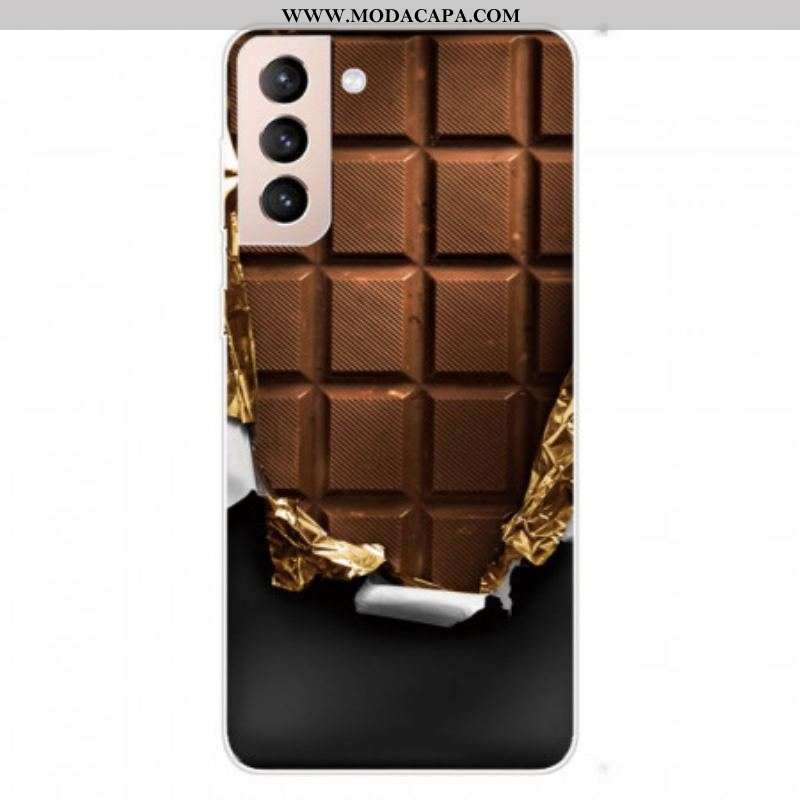 Capa Para Samsung Galaxy S22 5G Chocolate Flexível