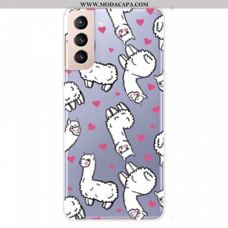 Capa Para Samsung Galaxy S22 5G Top Lhamas