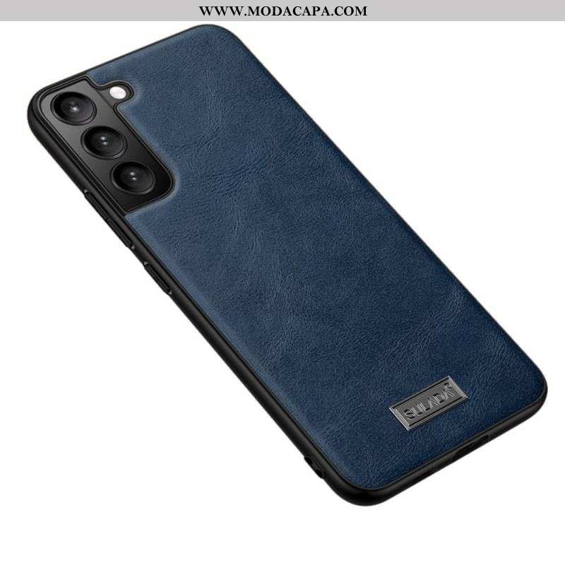 Capa Para Samsung Galaxy S22 5G Sulada Efeito Couro