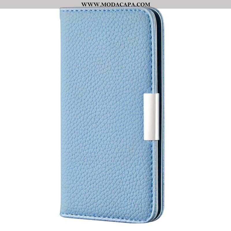 Capa De Celular Para Samsung Galaxy S22 5G Flip Couro Falso Lichia Ultra Chic