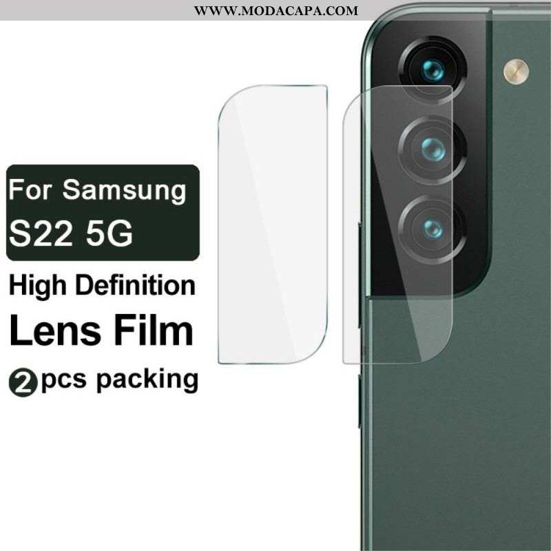 Lente Protetora De Vidro Temperado Samsung Galaxy S22 5G / S22 Plus 5G Imak
