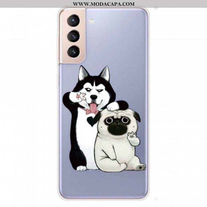 Capa Para Samsung Galaxy S22 Plus 5G Cachorros Engraçados