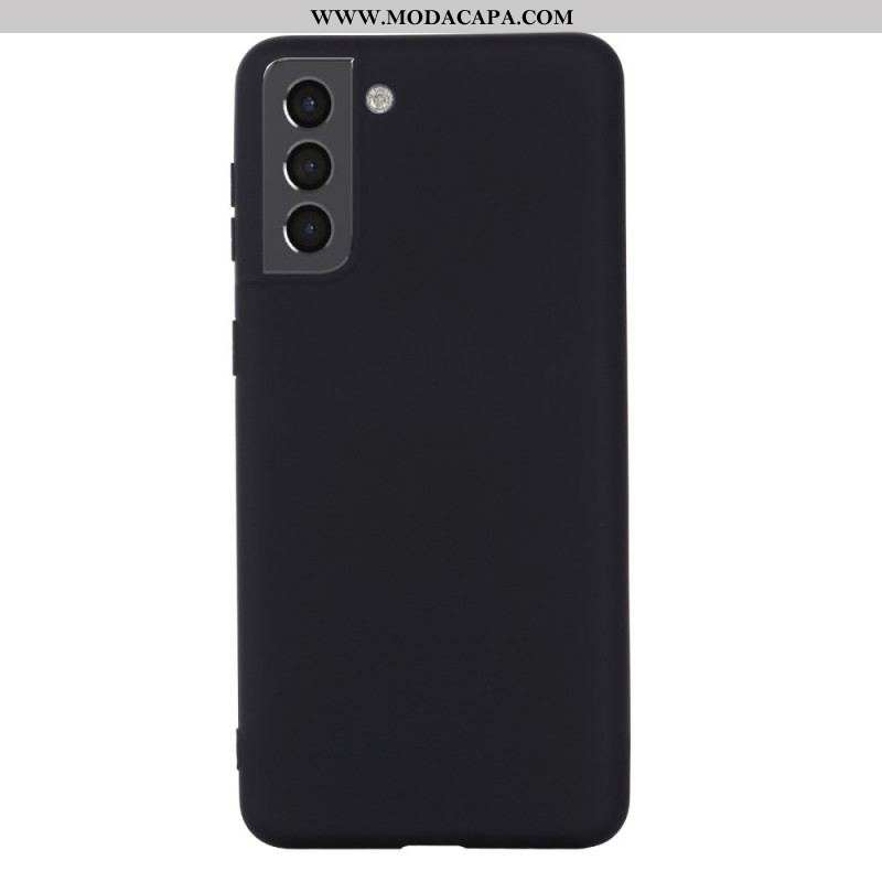 Capa Para Samsung Galaxy S22 Plus 5G Silicone Líquido Com Cordão