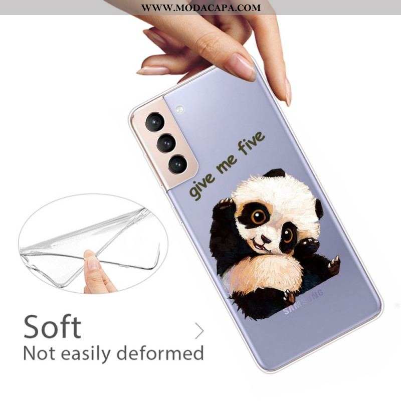 Capa Para Samsung Galaxy S22 Plus 5G Panda Me Dê Cinco