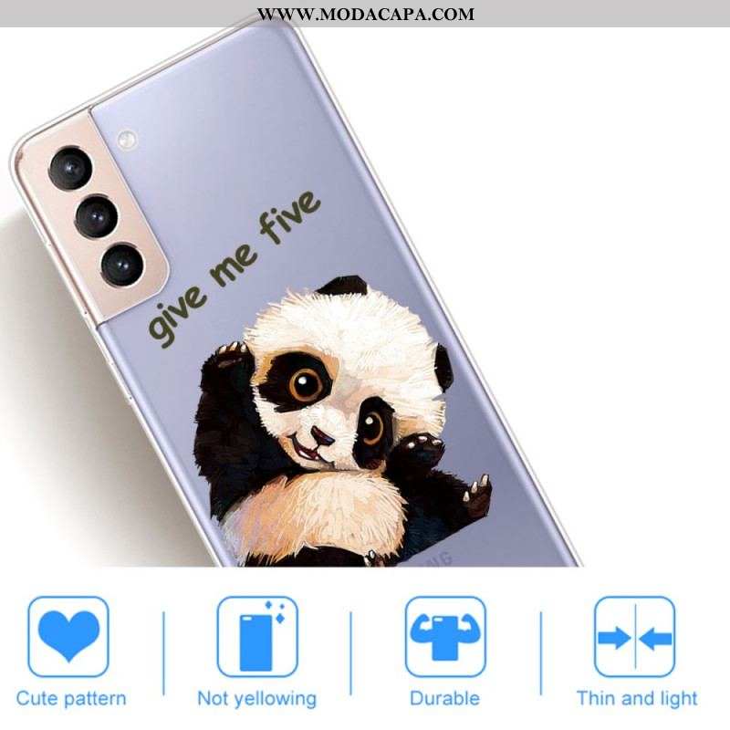 Capa Para Samsung Galaxy S22 Plus 5G Panda Me Dê Cinco