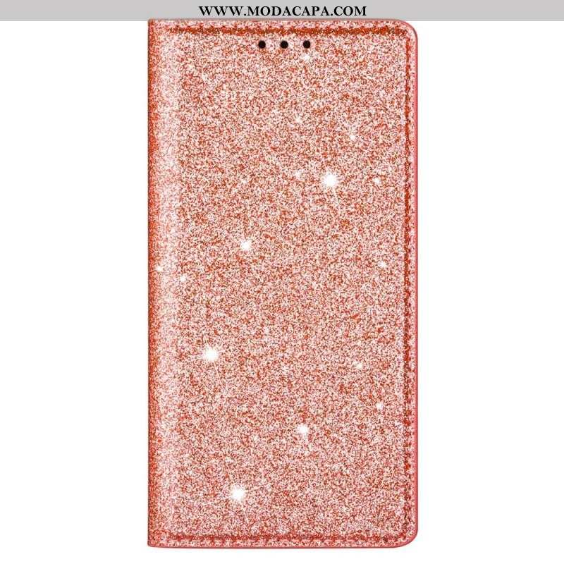 Capa De Celular Para Samsung Galaxy S22 Plus 5G Flip Estilo De Lantejoulas