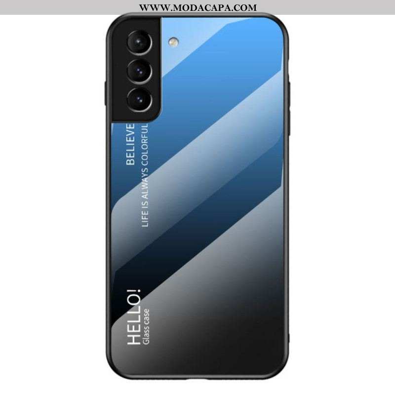 Capa Para Samsung Galaxy S22 Plus 5G Olá Vidro Temperado