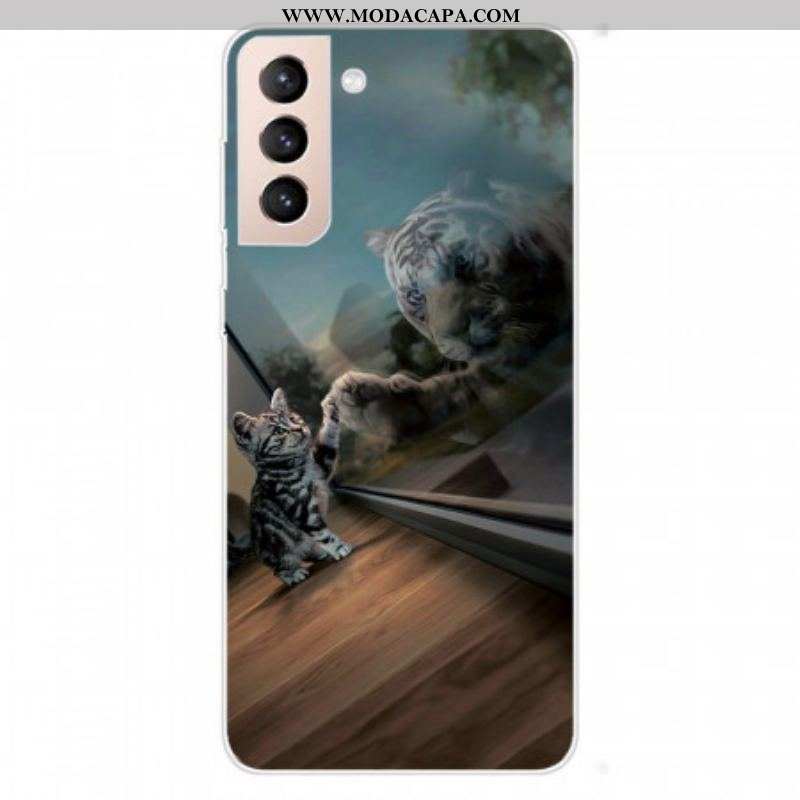 Capa Para Samsung Galaxy S22 Plus 5G Sonho De Gatinho