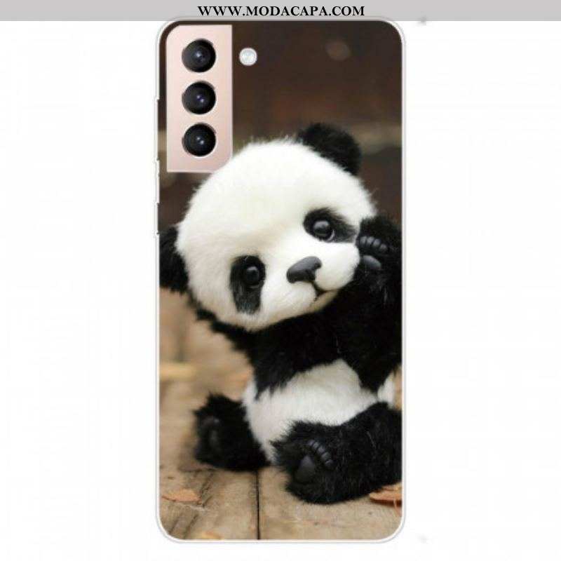 Capa De Celular Para Samsung Galaxy S22 Plus 5G Panda Flexível