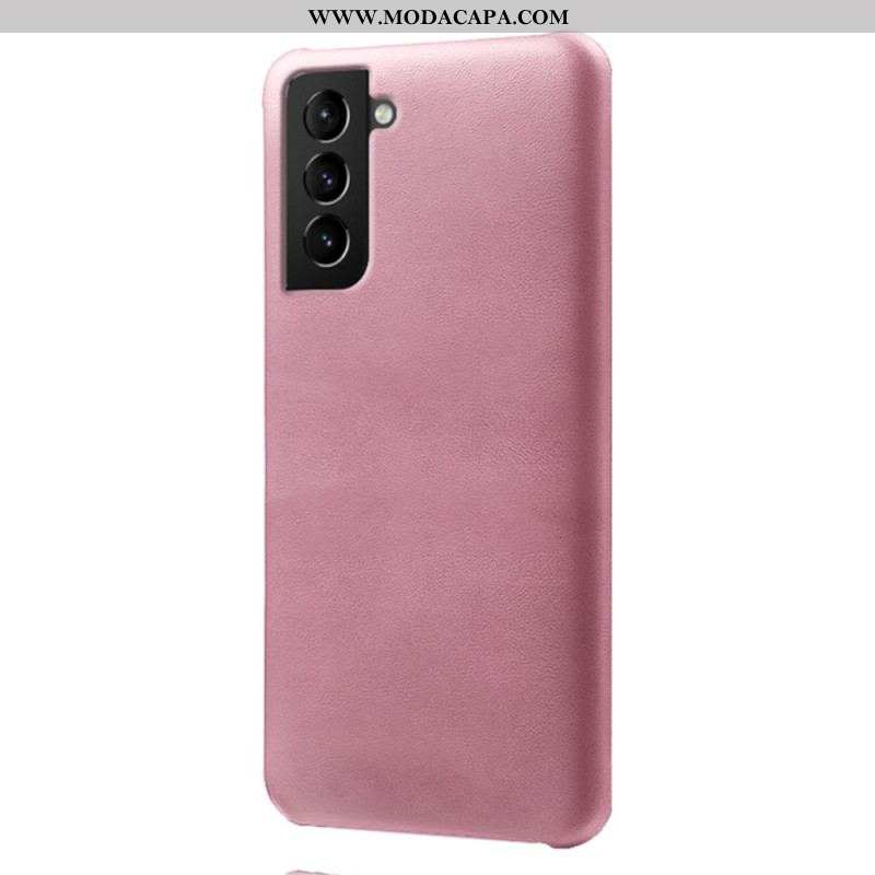 Capa De Celular Para Samsung Galaxy S22 Plus 5G Efeito Couro Ksq