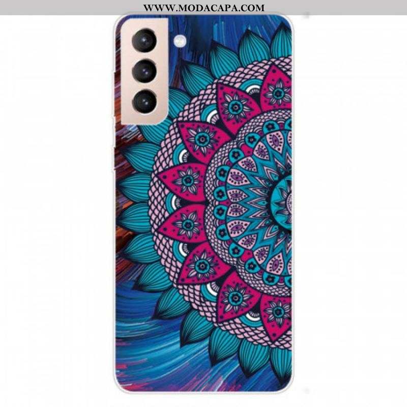 Capa De Celular Para Samsung Galaxy S22 Plus 5G Mandala Colorida