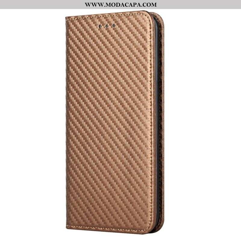 Capa De Celular Para Samsung Galaxy S22 Ultra 5G De Cordão Flip Correia De Fibra De Carbono