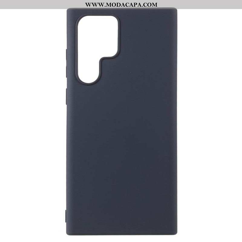 Capa Para Samsung Galaxy S22 Ultra 5G Silicone Líquido X-level