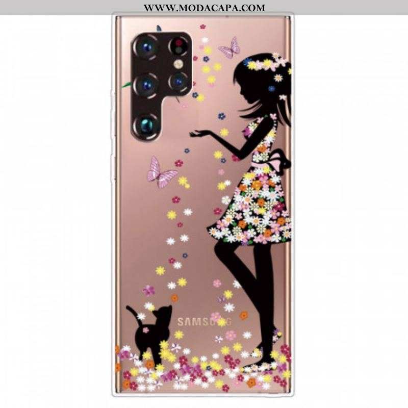 Capa Para Samsung Galaxy S22 Ultra 5G Mulher Mágica