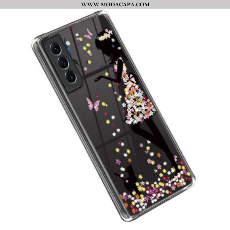 Capa Para Samsung Galaxy S23 5G Florista Sem Costura