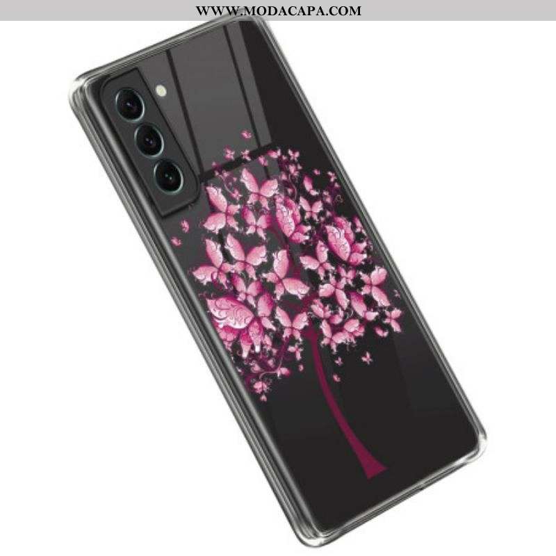 Capa Para Samsung Galaxy S23 5G Árvore Rosa Perfeita
