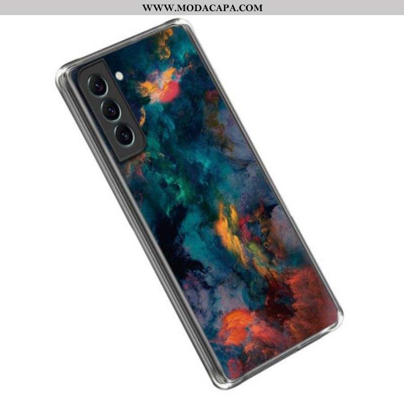 Capa Para Samsung Galaxy S23 5G Nuvens Coloridas