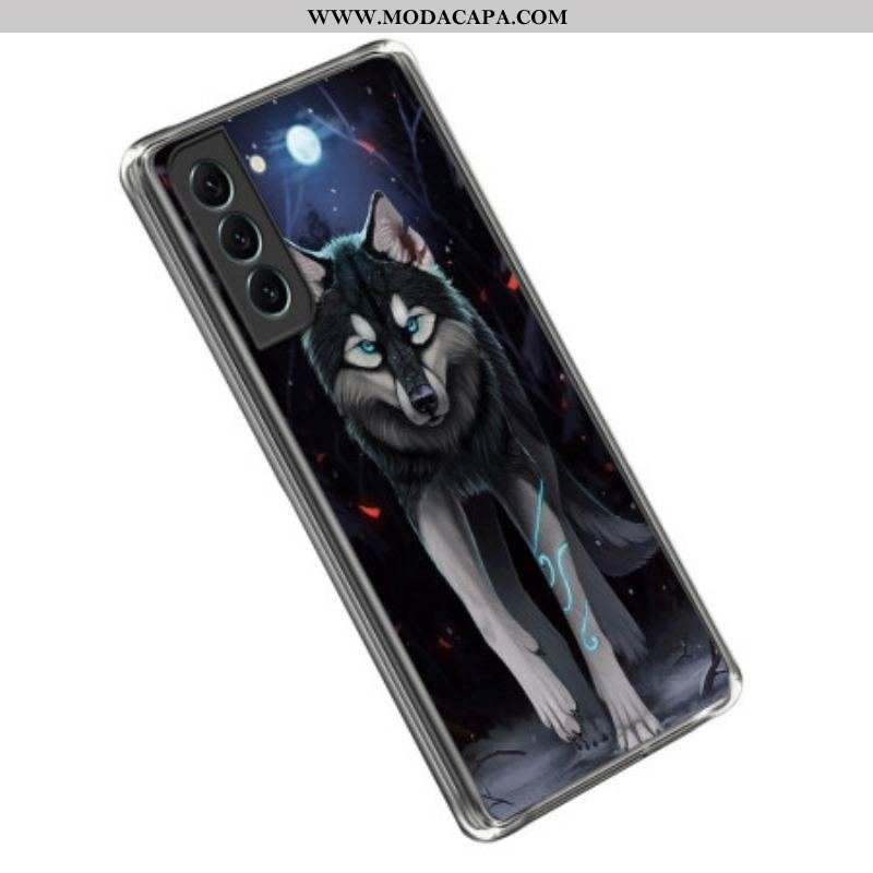 Capa Para Samsung Galaxy S23 5G Lobo Gráfico