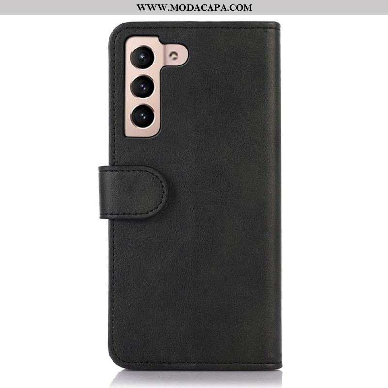 Capa Flip Para Samsung Galaxy S23 5G Estilo De Couro