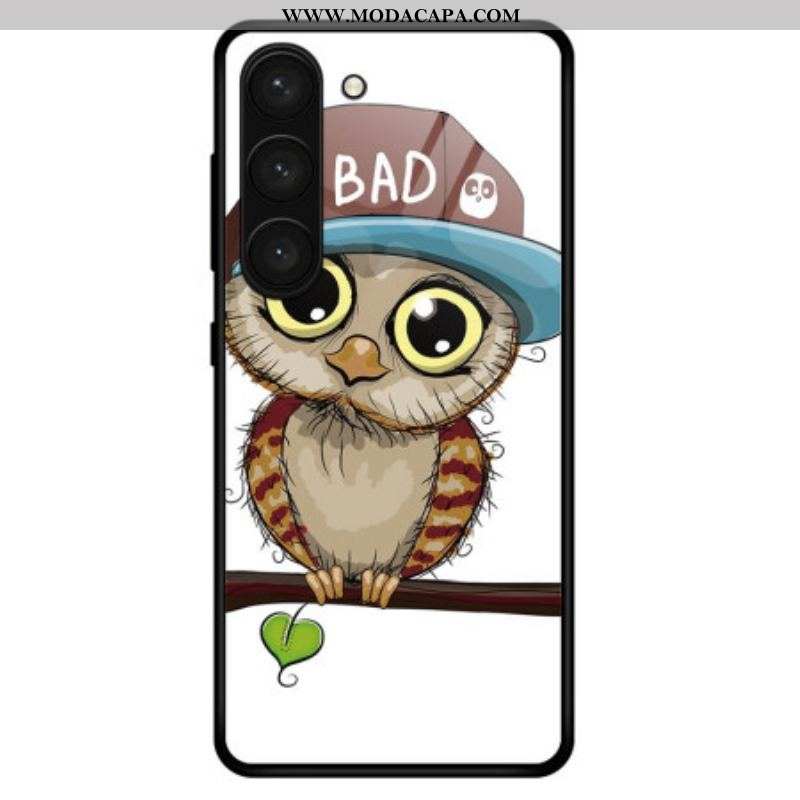 Capa Para Samsung Galaxy S23 Plus 5G Vidro Temperado Bad Owl