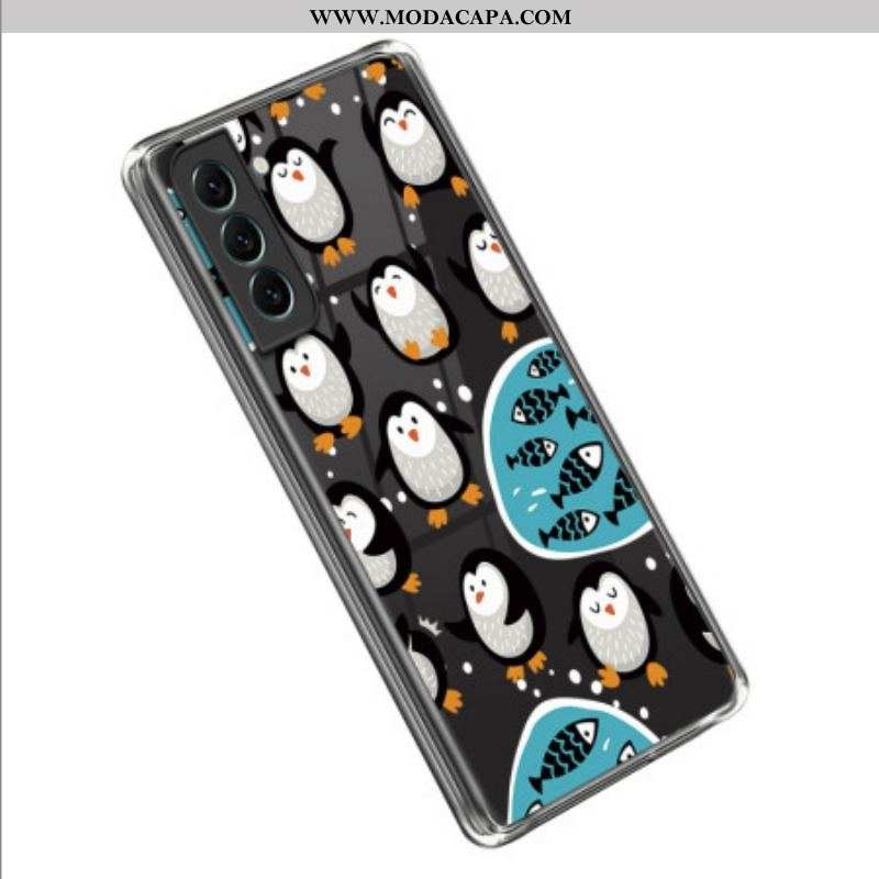 Capa Para Samsung Galaxy S23 Plus 5G Pinguins