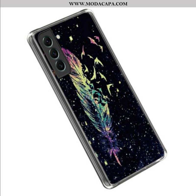 Capa De Celular Para Samsung Galaxy S23 Plus 5G Pena Transparente