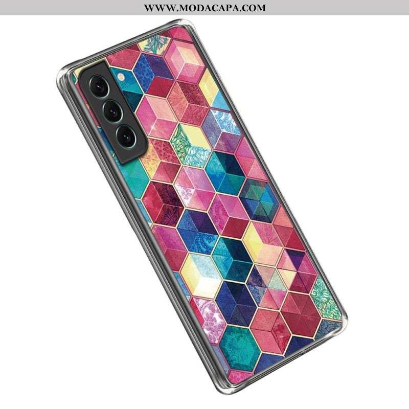 Capa Para Samsung Galaxy S23 Plus 5G Pintura De Silicone