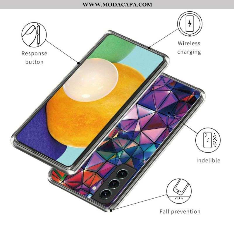 Capa Para Samsung Galaxy S23 Plus 5G Geometria Flexível