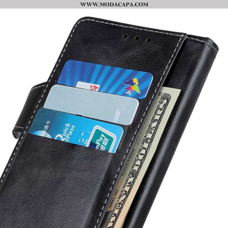 Capa Flip Para Samsung Galaxy S23 Plus 5G Botão Artístico