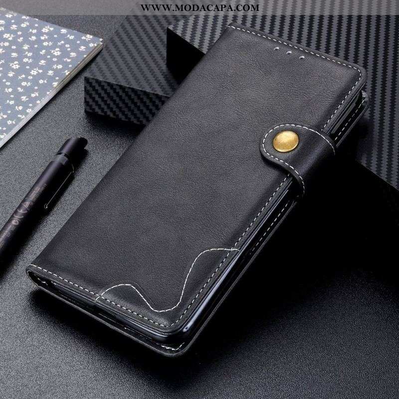 Capa Flip Para Samsung Galaxy S23 Plus 5G Botão Artístico