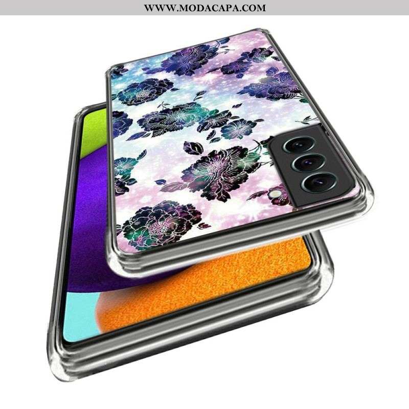 Capa Para Samsung Galaxy S23 Plus 5G Variação Floral