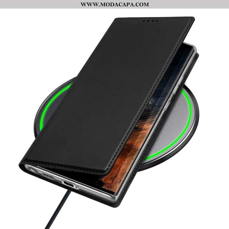 Capa De Celular Para Samsung Galaxy S23 Ultra 5G Flip Skin Pro Series Dux Ducis