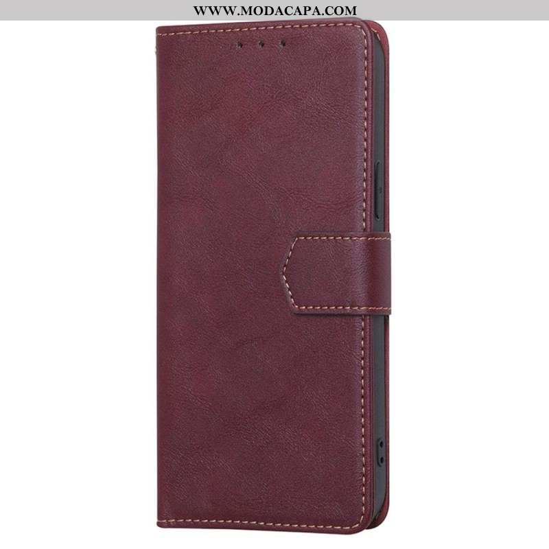 Capa De Couro Para Samsung Galaxy S23 Ultra 5G Rfid Estilo Couro Vintage