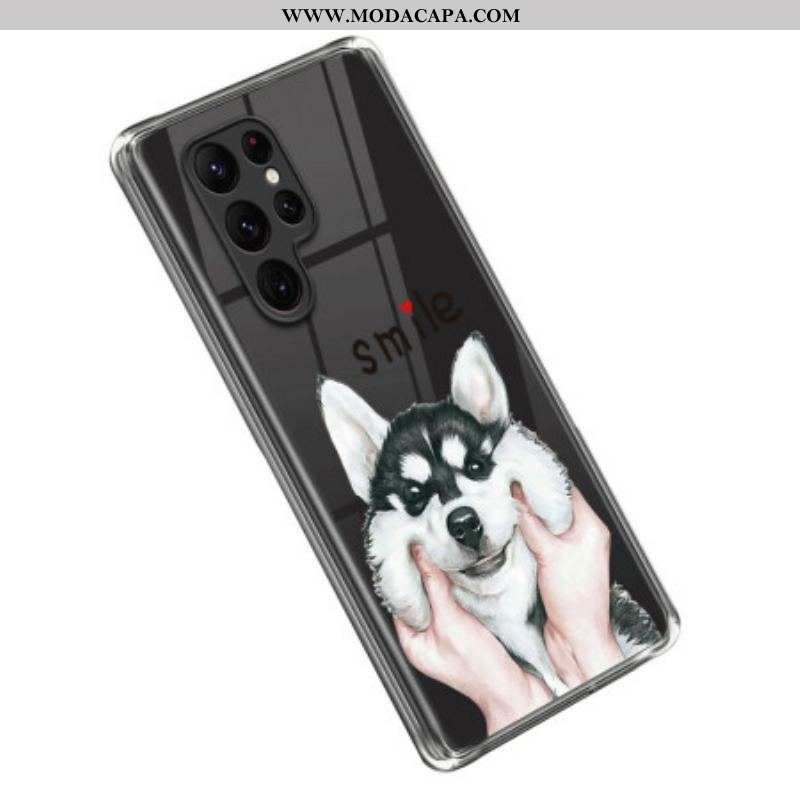Capa Para Samsung Galaxy S23 Ultra 5G Sorriso De Cachorro