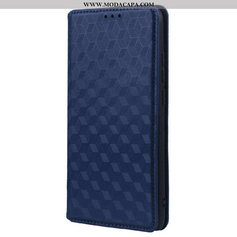 Capa De Celular Para Samsung Galaxy S23 Ultra 5G Flip Padrão 3d