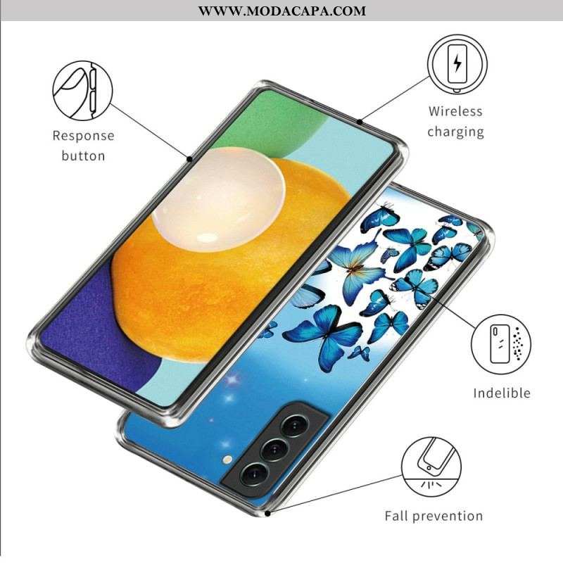 Capa Para Samsung Galaxy S23 Ultra 5G Vôo De Borboletas