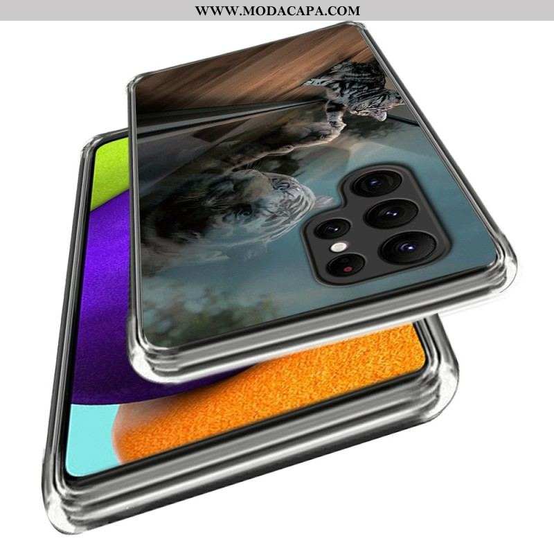 Capa Para Samsung Galaxy S23 Ultra 5G Sonho De Gatinho