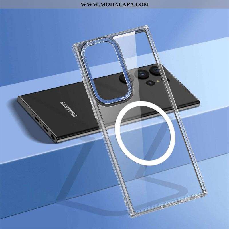 Capa Para Samsung Galaxy S23 Ultra 5G Compatível Com Magsafe Transparente