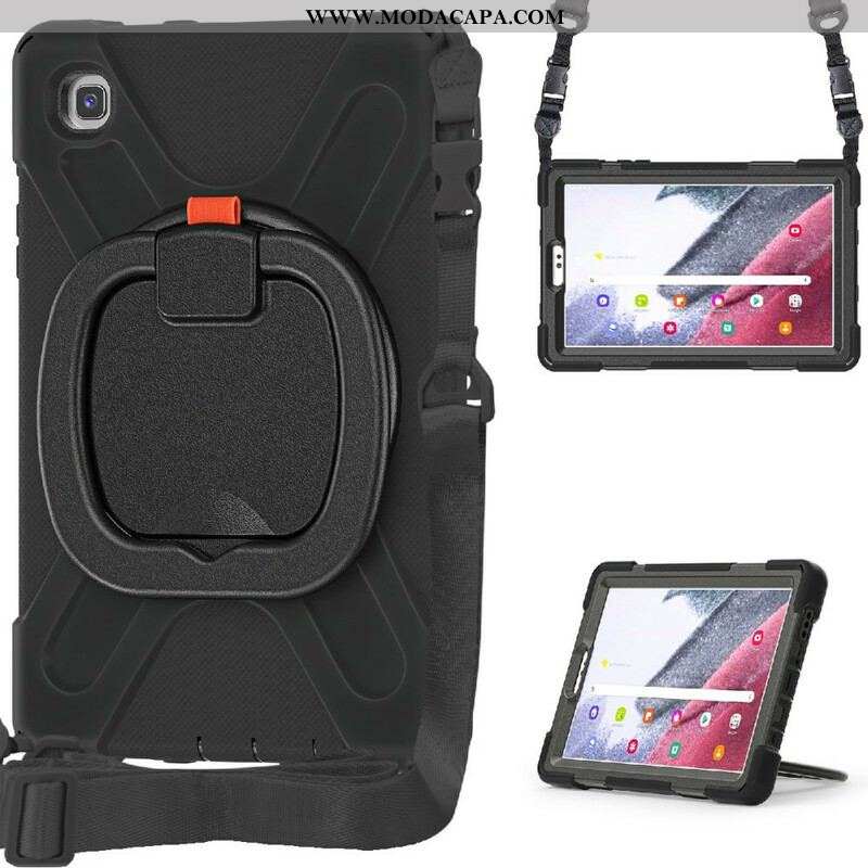 Capa Para Samsung Galaxy Tab A7 Lite Multifuncional Com Alça De Ombro