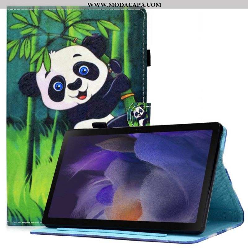 Capa Flip Para Samsung Galaxy Tab A8 (2021) Panda