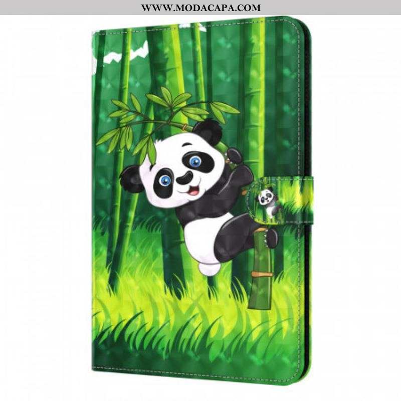 Capa De Couro Para Samsung Galaxy Tab A8 (2021) Panda