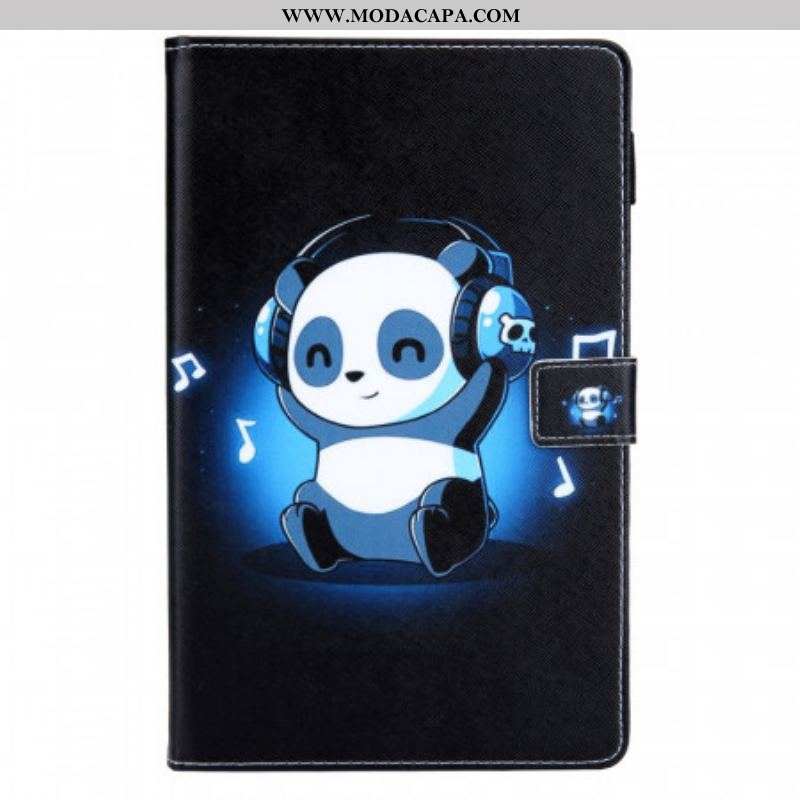 Capa Flip Para Samsung Galaxy Tab A8 (2021) Funky Panda