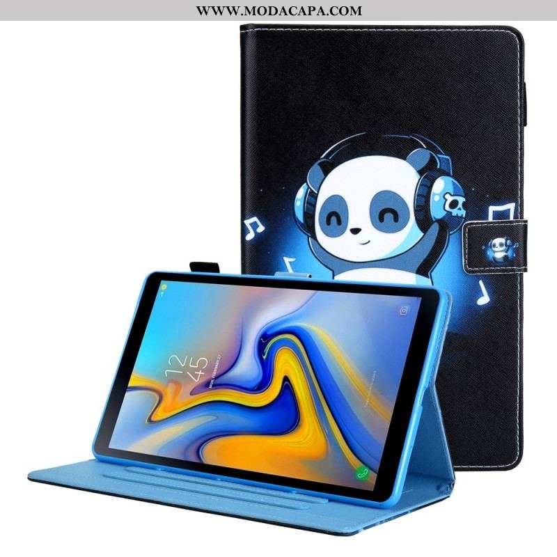 Capa Flip Para Samsung Galaxy Tab A8 (2021) Funky Panda