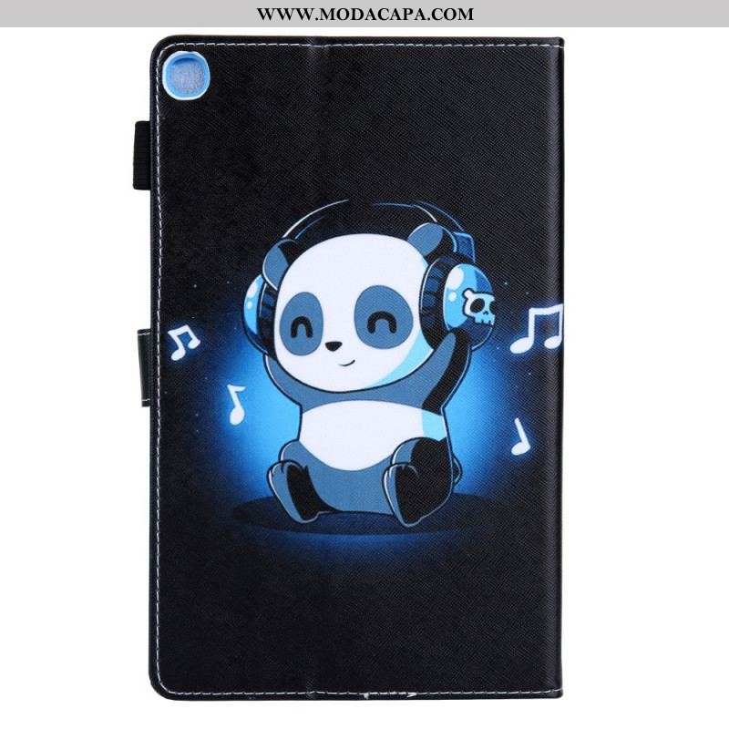 Capa Flip Para Samsung Galaxy Tab A8 (2021) Funky Panda