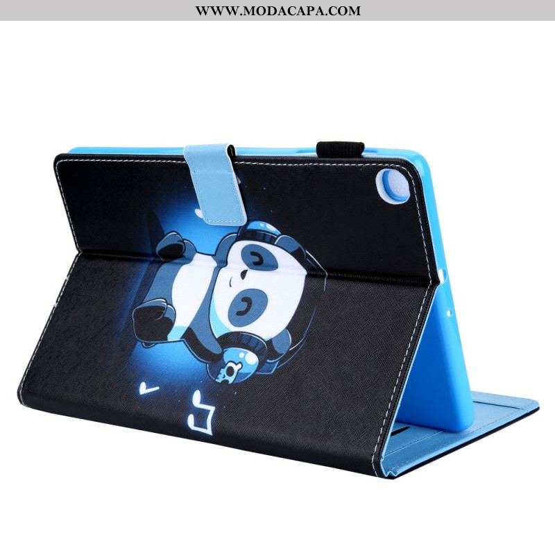 Capa Flip Para Samsung Galaxy Tab A8 (2021) Funky Panda