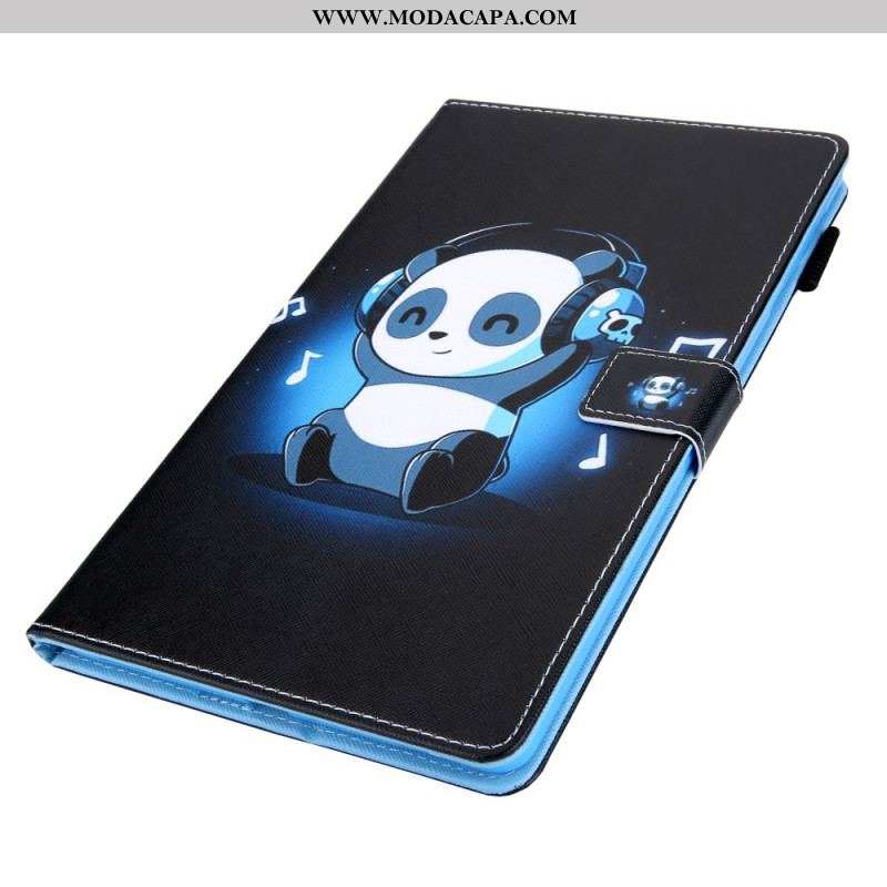 Capa Flip Para Samsung Galaxy Tab A8 (2021) Funky Panda