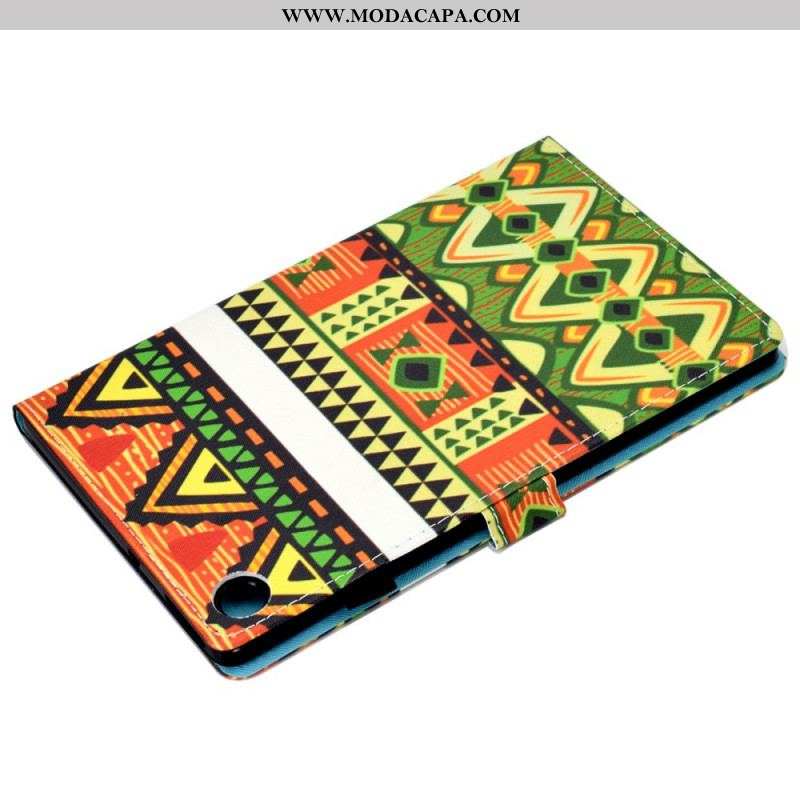 Capa De Couro Para Samsung Galaxy Tab A8 (2021) Asteca