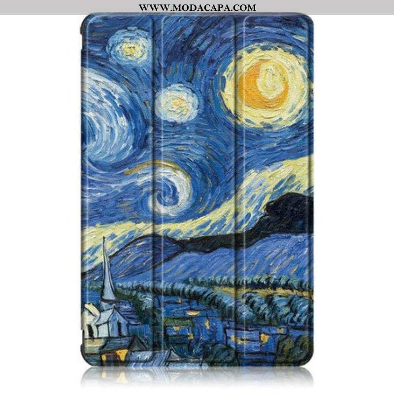 Capa De Celular Para Samsung Galaxy Tab S7 FE Van Gogh Aprimorado