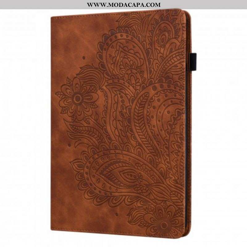 Capa Para Samsung Galaxy Tab S8 / Tab S7 Estampa De Flores