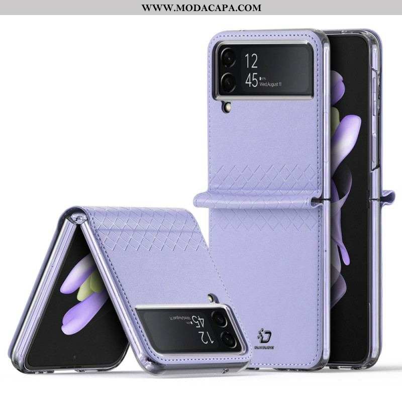 Capa Para Samsung Galaxy Z Flip 4 De Couro Couro Sintético Dux Ducis